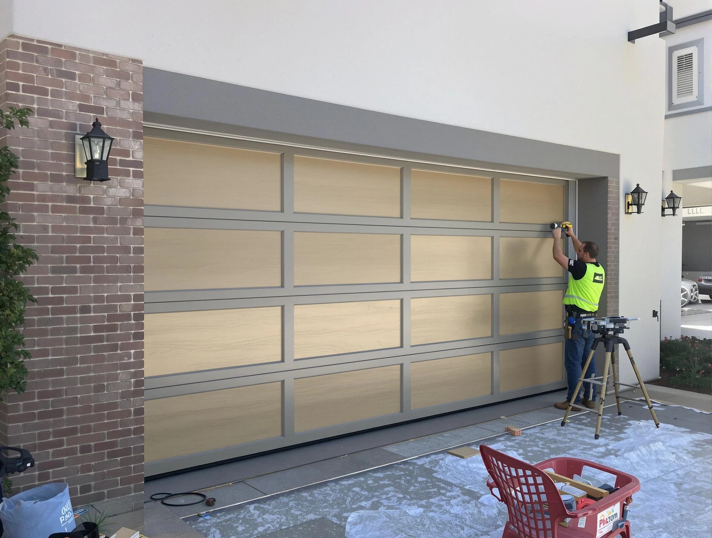 Garage door replacement service by Bonanza Garage Door Repair in Bonanza
