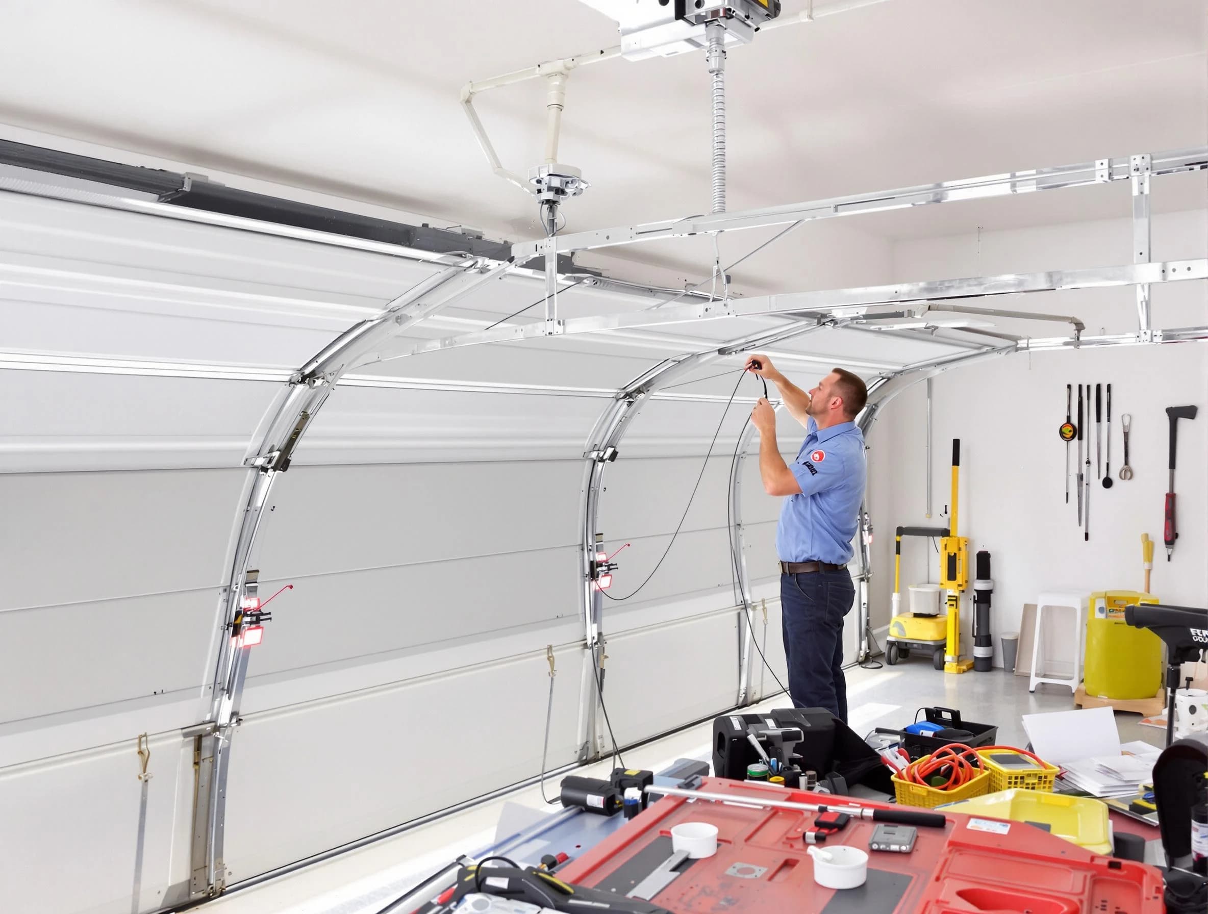 Garage door cable repair service by Bonanza Garage Door Repair in Bonanza