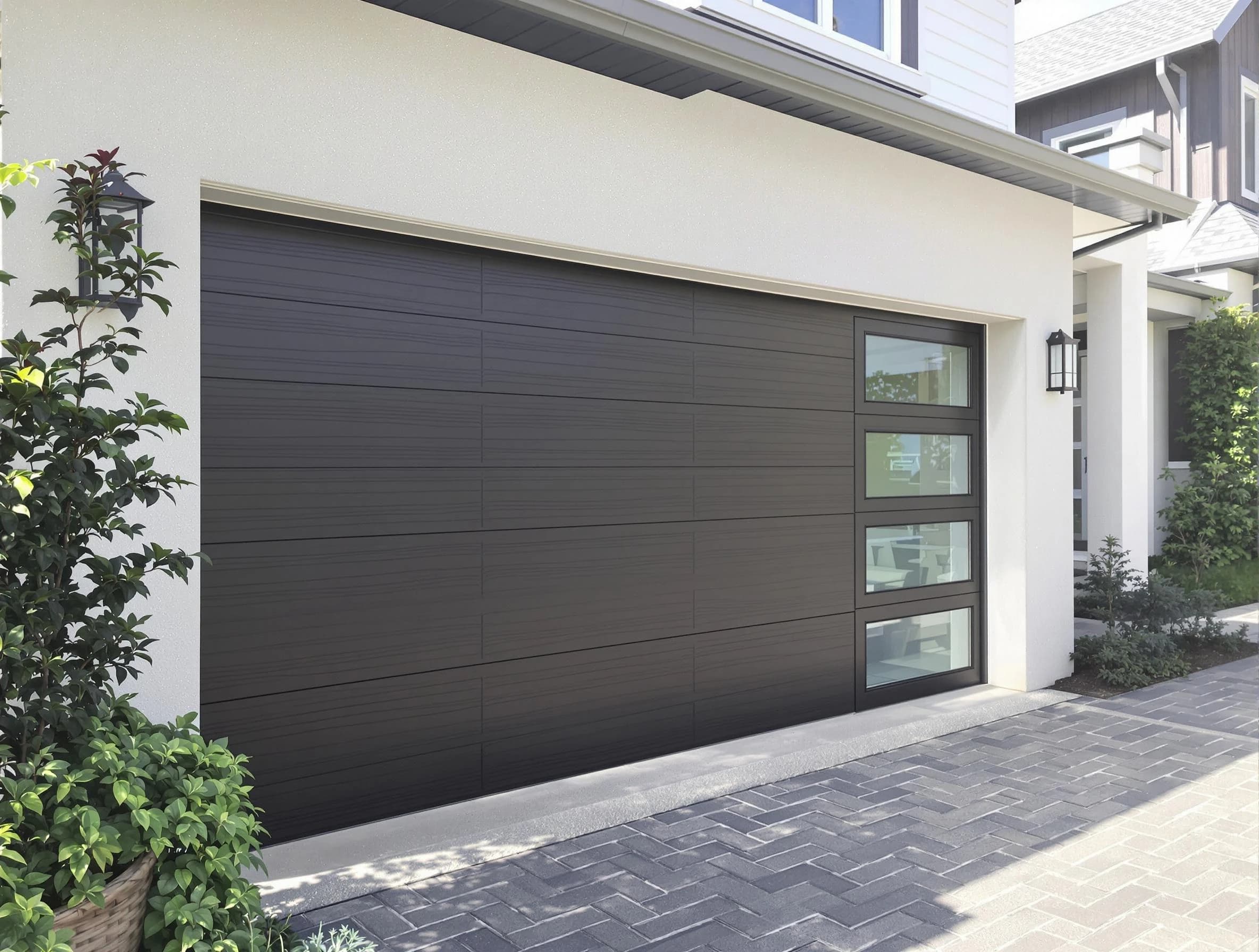 Custom garage door installation by Bonanza Garage Door Repair in Bonanza