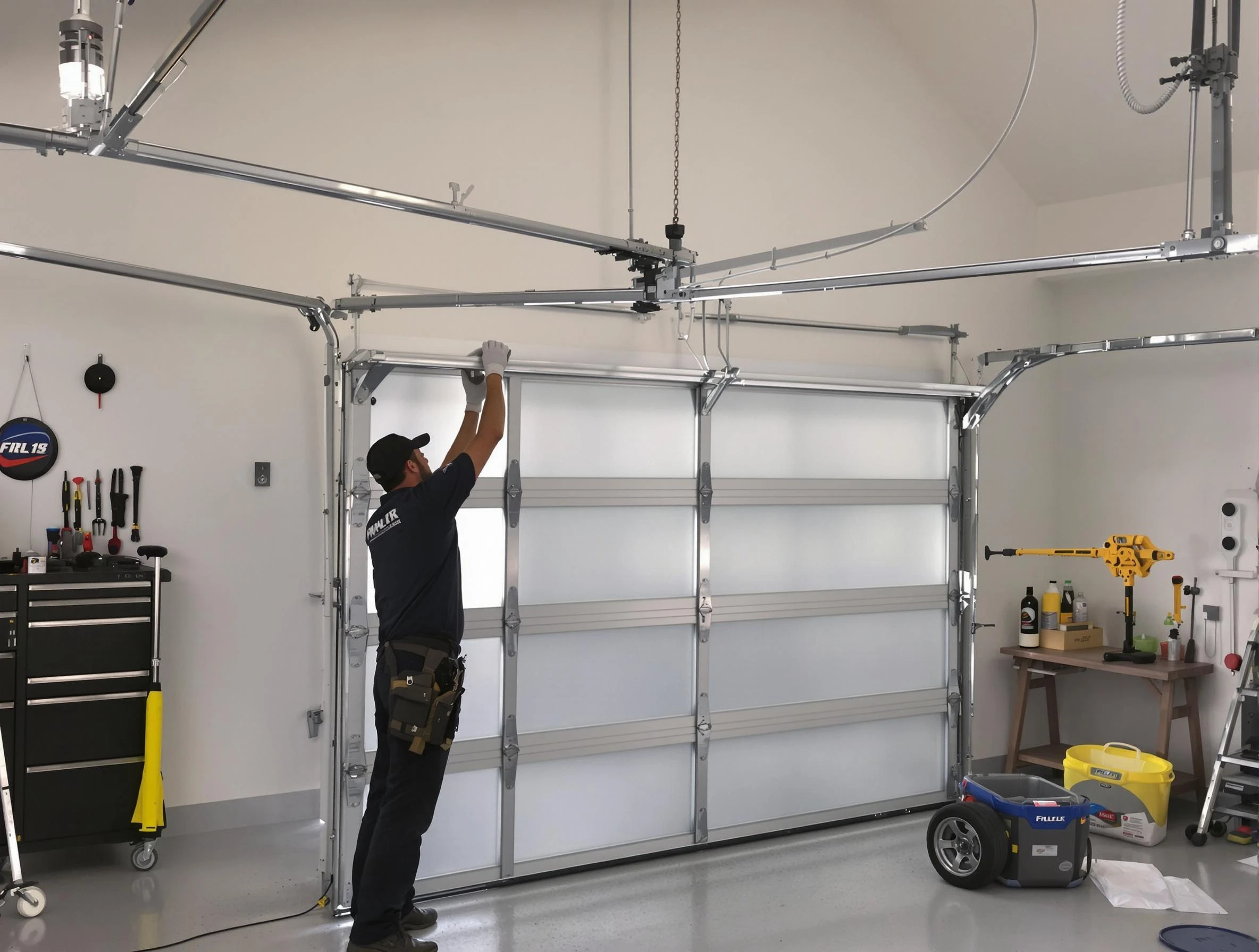Bonanza Garage Door Repair certified team performing precision garage door installation in Bonanza