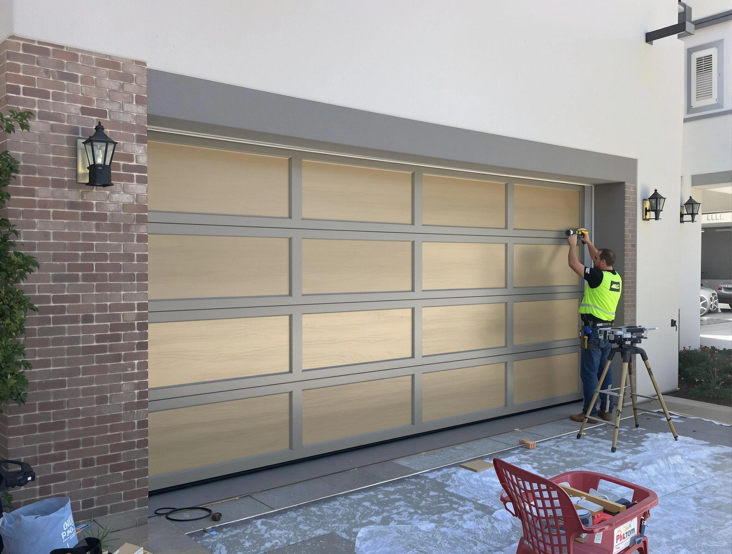 Garage door replacement service by Bonanza Garage Door Repair in Bonanza