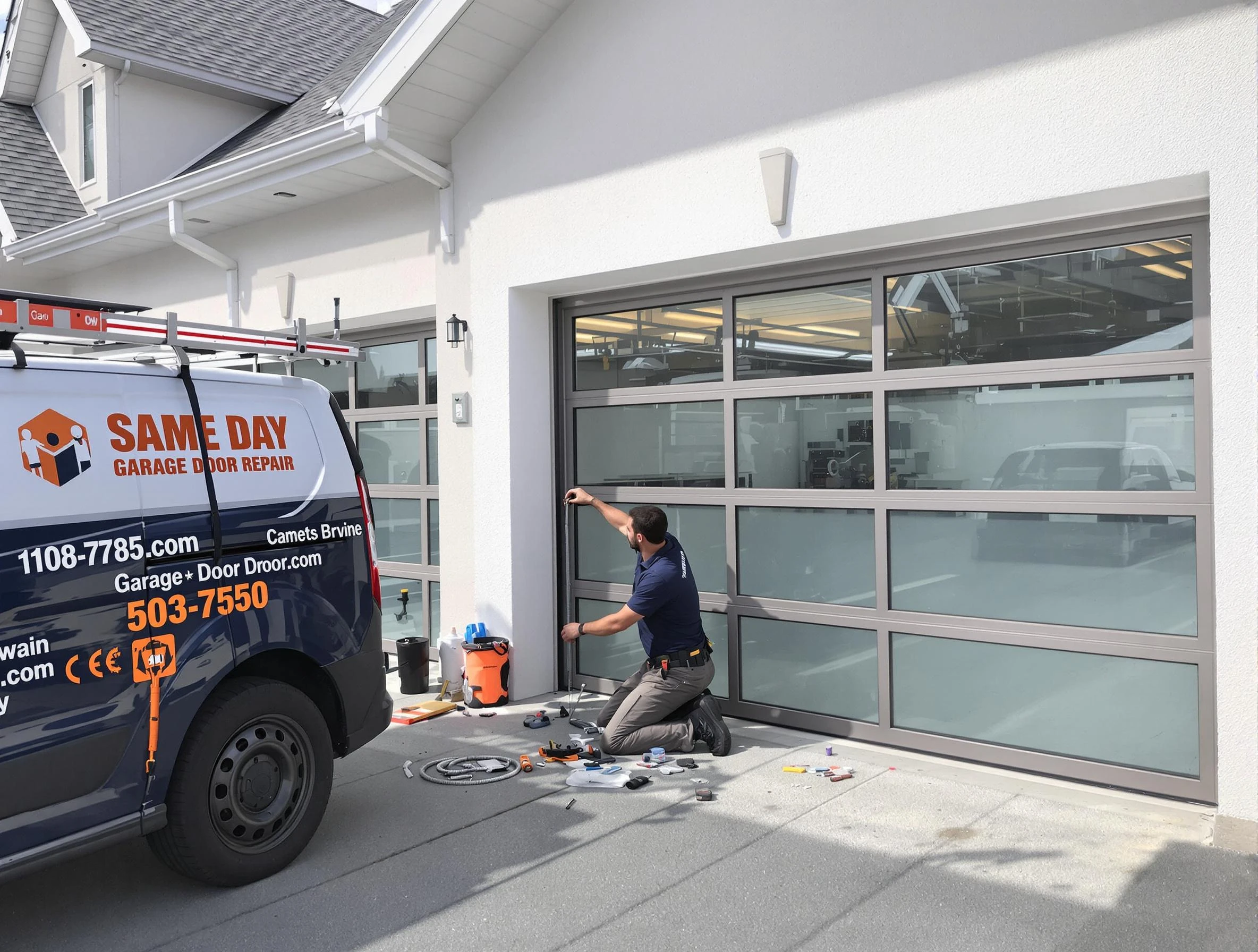 Same-day garage door repair service by Bonanza Garage Door Repair in Bonanza